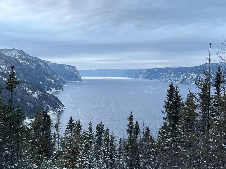 Appartement Mont Edouard, Hebergement Paisible A La Montagne LʼAnse-Saint-Jean Exteriör bild