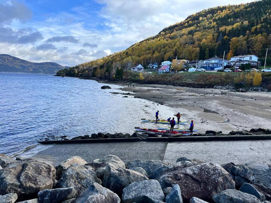 Appartement Mont Edouard, Hebergement Paisible A La Montagne LʼAnse-Saint-Jean Exteriör bild