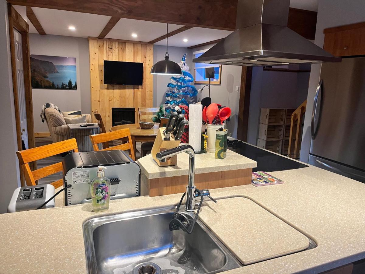 Appartement Mont Edouard, Hebergement Paisible A La Montagne LʼAnse-Saint-Jean Exteriör bild