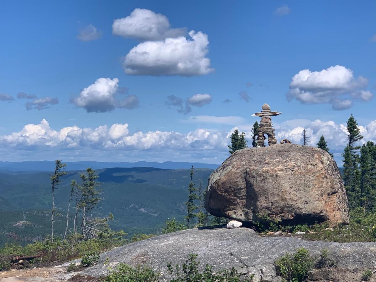 Appartement Mont Edouard, Hebergement Paisible A La Montagne LʼAnse-Saint-Jean Exteriör bild